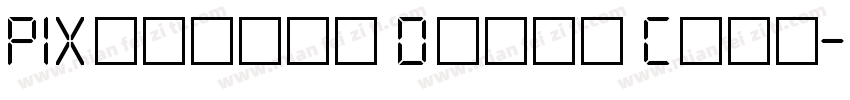 PIXymbols Digit Cloc字体转换
